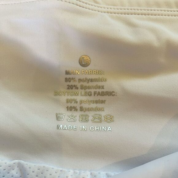 NWT THE GYM PEOPLE Womens High Waisted Running Quick Dry Athletic shorts Size L - Picture 6 of 8